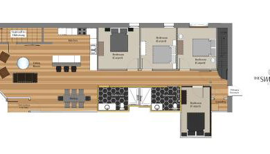 KING Sleep10 5Bed 4BR 2BA Swepson ICON - Foto 5