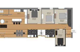 KING Sleep10 5Bed 4BR 2BA Swepson ICON - Foto 5