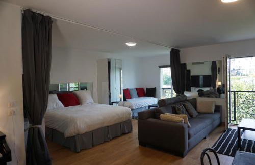 Résidences Grande Jatte, Face Seine, Suites Luxe 52m2 à 97m2, Hôpital Américain à 600m - Foto 8