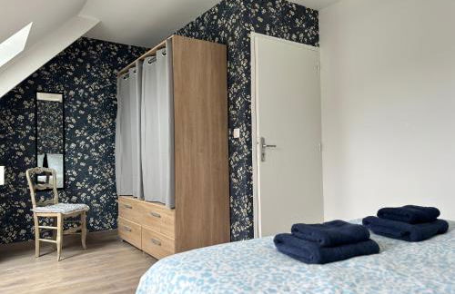 Les dunes, maison neuve 8 p bien équipée jardin clos, terrasse équipée, parking, garage à 850 m de la plage et centre bourg, sur plages du débarquement près Arromanches et Bayeux, chiens bienvenus - Foto 20