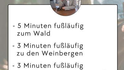 Pfälzer Herzel mit 2 Schlafzimmern und Blick über die Rheinebene kostenfreiem Parkplatz und Wlan fußläufig zum Wald und den Weinbergen Weinkühlschrank Brötchenservice Garten mit Gasgrill - Foto 2