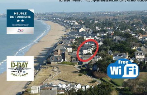 BAIE MT ST MICHEL , JULLOUVILLE , VILLA Caprice Rdc , 50 m Mer ,7 pers , Prés Plage DDAY - Foto 1