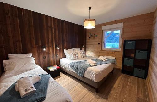 Chalet PLUME D'EAU - jacuzzi, piscine et pétanque - Foto 10