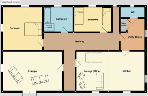 Sunny Bank - bungalow with hot tub and extra accessibility - Foto 25