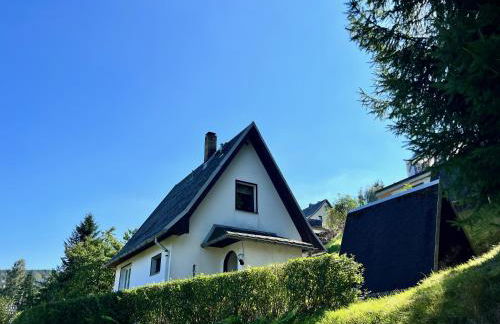 Urige Berghütte mit Kamin und Sauna im Erzgebirge nahe Schwarzwassertal - Foto 8
