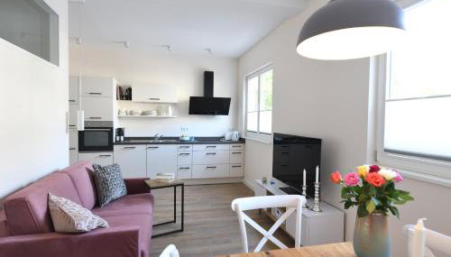 Ferienwohnung Heppenheim - Wohnung "Starkenburg" für Familien und Paare Das schiefe Haus - Foto 1, stove, dishwasher