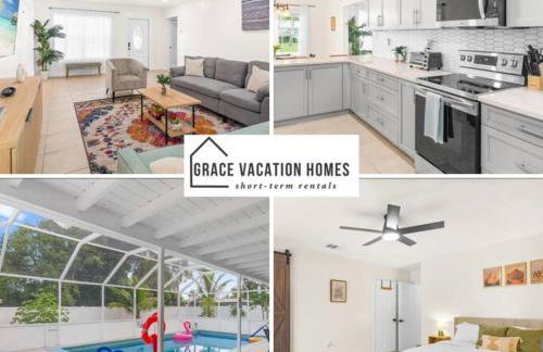 Modern renovated beach oasis home with private pool - Foto 1