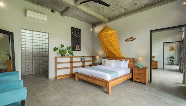 Private Pool Villa in ubud with Jungle View - Foto 2, Habitación