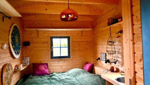 Autarker Schäferwagen mit Kamin ganzjährig nutzbar - Foto 5