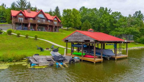 Lakeside Log Home, Private Dock, Near Ark! - Foto 2