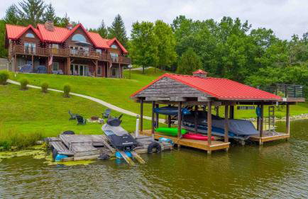 Lakeside Log Home, Private Dock, Near Ark! - Foto 2