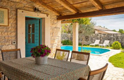 Rustic villa Janko with pool in Sveti Lovrec - Foto 4