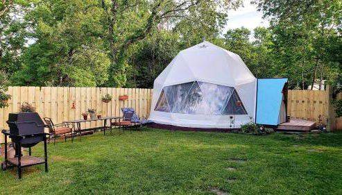 Romantic Glamping Dome in the Catskill Mountains near Woodstock, New York - Foto 3