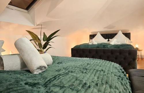 Design-Penthouse I 90qm I Europapark 20 min I Boxspring I Nespresso I Parkplatz - Foto 25