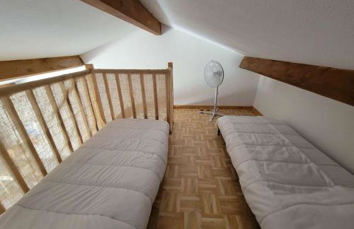 Maison de vacances, sejour cuisine climatisation, residence MAS DE LA PLAGE 1, terrasse Sud degagee 4 couchages Portiragnes LRMP77 - Foto 9