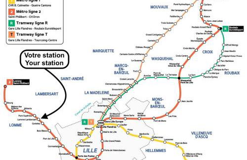 T2 confortable et bien équipé proche métro - Foto 24