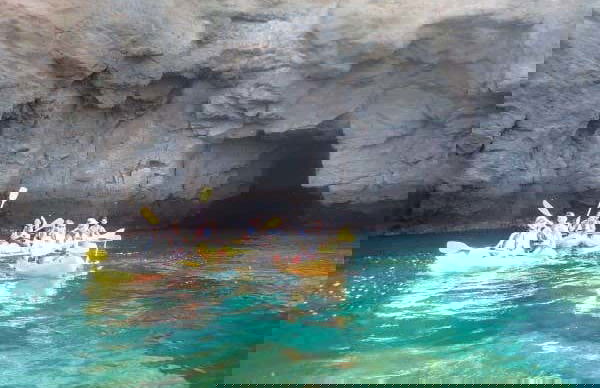 Kayak e snorkeling nelle grotte di Taurito - Foto 7