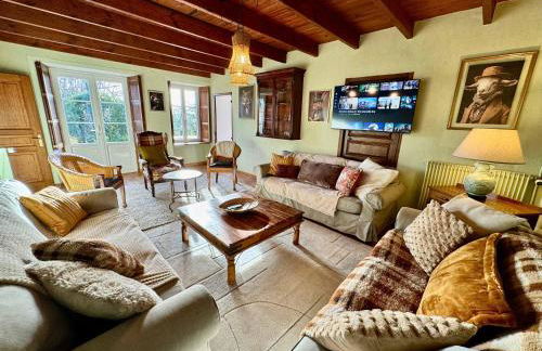 La Clef Decamp La Longère 1750 Hambye piscine grand jardin - Foto 4