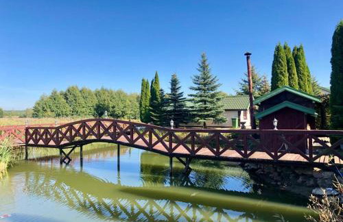 Domek nad stawem - Foto 13