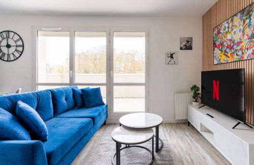 L Urban Chic - Wifi - Terrasse - Parking - 4p - RER - Paris - A6 - Orly - Foto 14