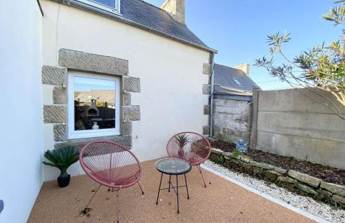 Maison avec WIFI, jardin clos et terrasse, à 500m de la mer et du GR34, Île Grande - FR-1-368-13 - Foto 19