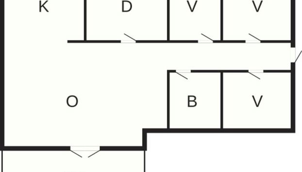 6 Person Holiday Home in Farvang - Foto 2, Grundriss