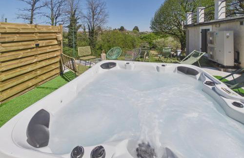 Grand jardin, terrasse et jacuzzi - maison pour 7 - Foto 27
