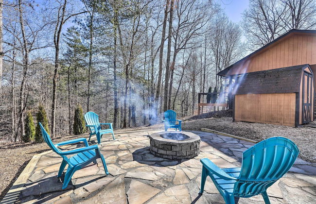 Unwind Fireside Serene Murphy Escape with Hot Tub! - Photo 5