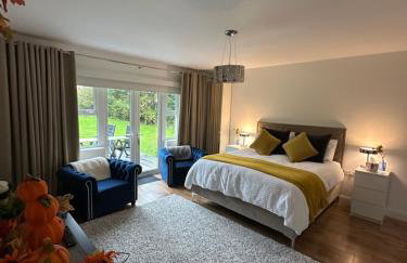 Forest Path luxury Studio Apartment with large bedroom bathroom and sauna Sleeps up to 4 - Photo 17