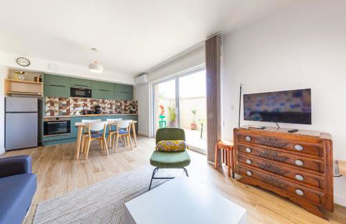 Les Amarres 6 pers Dunes et Mer Blériot plage - Foto 14