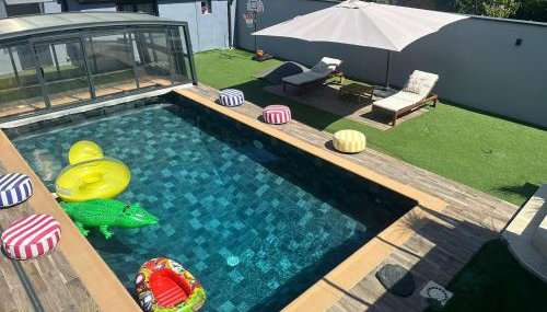 havre COSY avec piscine chauffée entre Paris et Disney - Foto 4