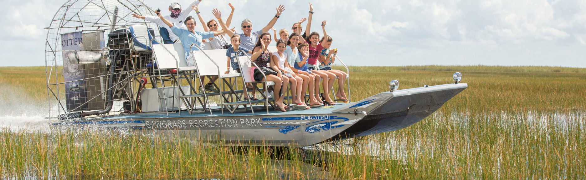 Balade privée en aéroglisseur dans les Everglades