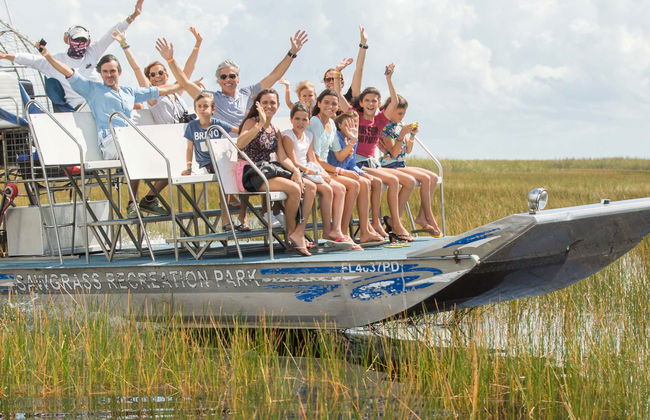 Balade privée en aéroglisseur dans les Everglades - Photo 1