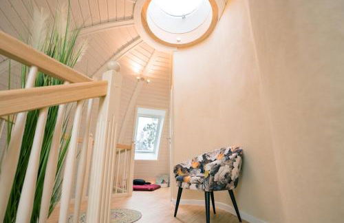 Kugelhaus Nordlichter - Skandinavischer Rückzugsort in runder Form am Tollensesee - Foto 13