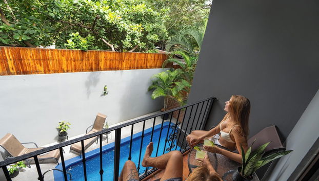 Suite 4 - Sloth Pool&Beach 3 BR Condo - Foto 2, Terraza o patio