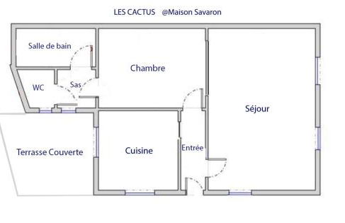 Les Cactus #MaisonSavaron - 52m2 - Terrasse - Foto 62