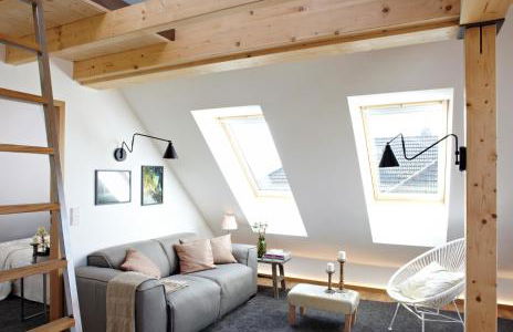 KönigsSCHLAF No7 - Dachwohnung mit Galerie im Herzen von Konstanz - Foto 1