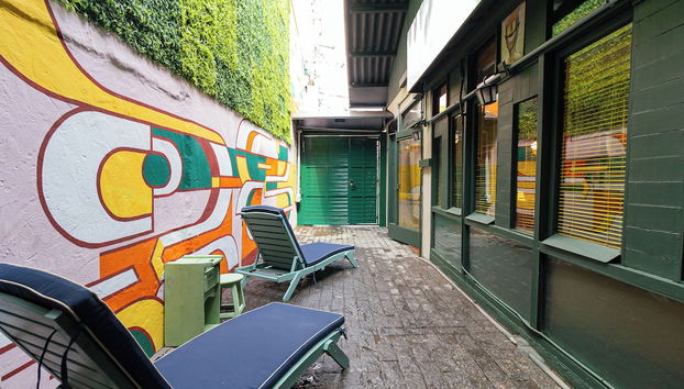 Zona de estar del vestíbulo