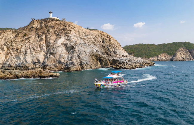 Passeio de barco pelas baías de Huatulco - Foto 10