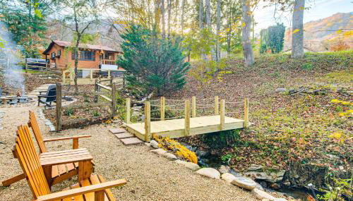 Hot Tub & Stone Fire Pit: Smoky Mountain Oasis! - Foto 2
