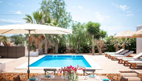 Private Villa near Ibiza town (10min) - Foto 5, Garden, sunbed