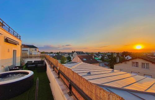 Le Prestige Terrasse-Cocon familial cosy, Billard & Jacuzzi avec vue sur Paris - Foto 8