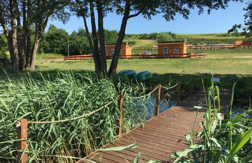 Siedlisko nr 4E i 4F nad jeziorem Skarlińskim, jezioro, mazury, domki letniskowe, bania - Foto 13