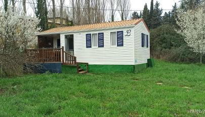 Mobil-home lumineux et climatisé avec piscine et jardin cadre paisible pour famille ou couple - Foto 3, Garden