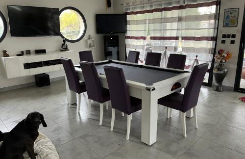 Maison moderne au calme avec billard, jacuzzi, bain à remous, piscine, Babyfoot - Foto 4