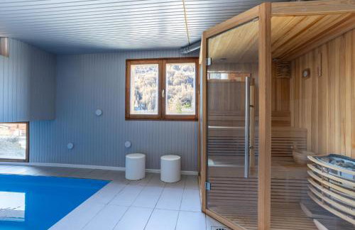 Chalet La Tanière 14 Pers - piscine chauffée et sauna - Vars Saint Marcellin - Foto 11