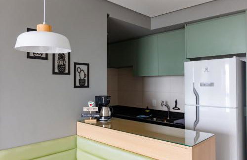 Apartamento com VISTA maravilhosa no bairro do Pina! Cozinha completa, Wi-Fi, Ar Condicionado e máquina de lavar - Condomínio com Estacionamento, Recepção 24h, Piscina e Academia - Foto 12