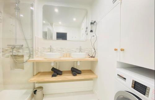 Le cocon urbain - Modern 4BR Apartment with Free Parking, High-Speed Wifi, Quick Access to A6 & N7 - Foto 22