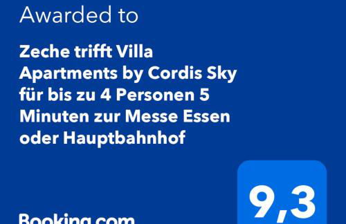 Zeche trifft Villa Apartments by Cordis Sky für bis zu 4 Personen 5 Minuten zur Messe Essen oder Hauptbahnhof - Foto 4