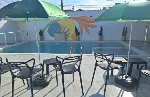 Residencial Caetano, Micro Casa com churrasqueira privativa e piscina do condomínio, infantil, adulto e hidromassagem - Foto 23